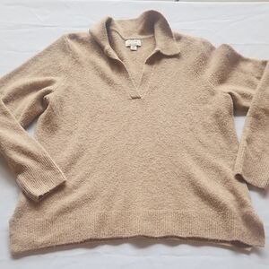 J Crew Cozy Tan Sweater